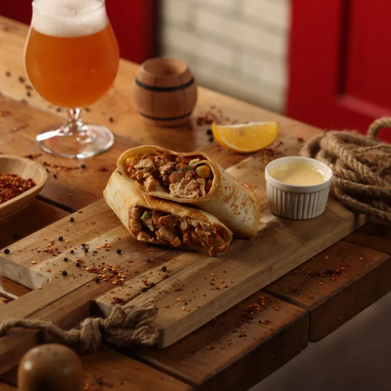 ბურიტო ქათმის ხორცით