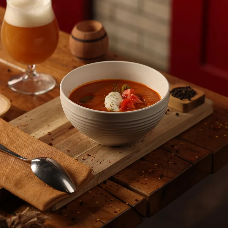 გამომცხვარი პომიდვრის წვნიანი