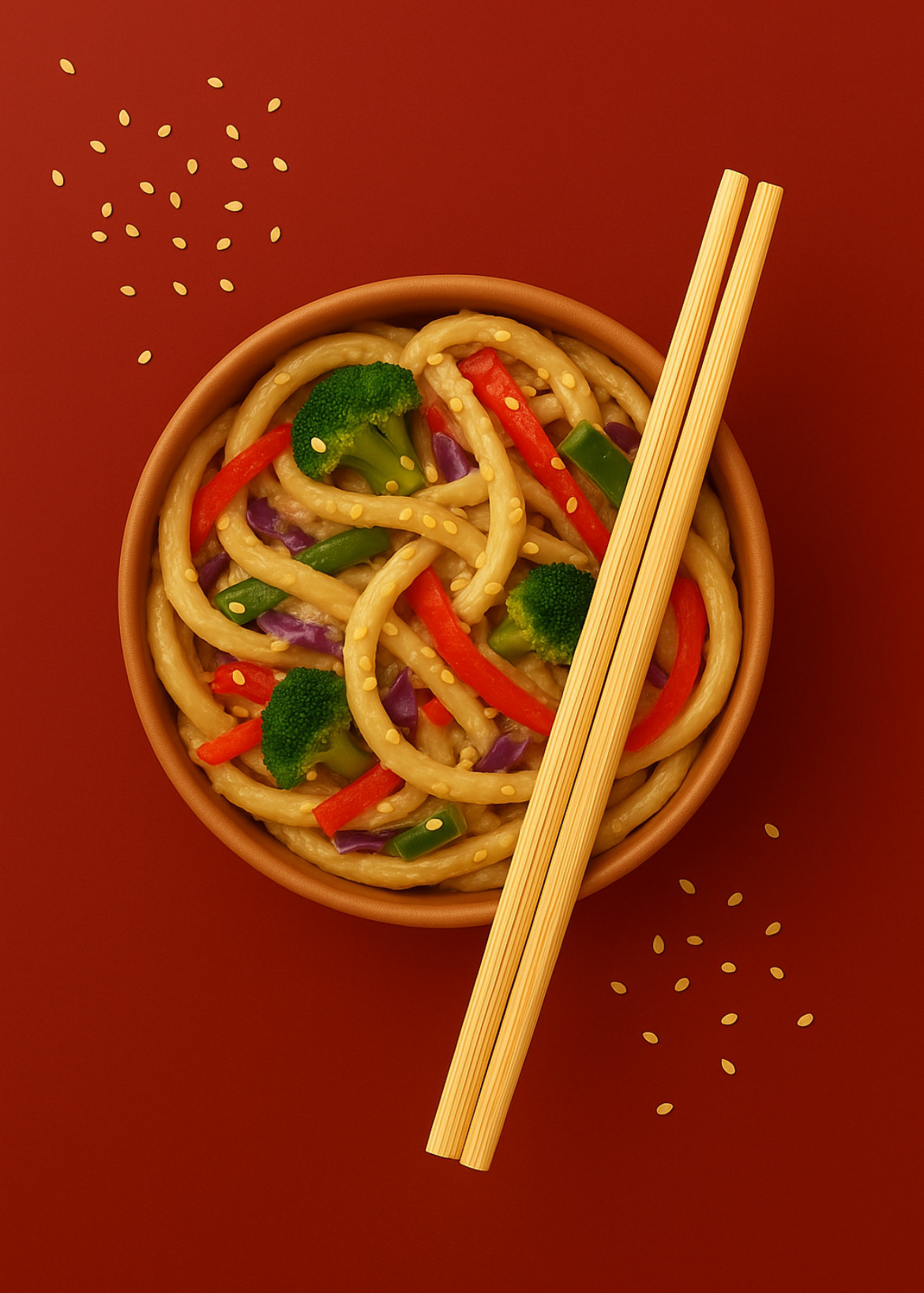 ატრია ნაღებით და ბოსტნეულით.