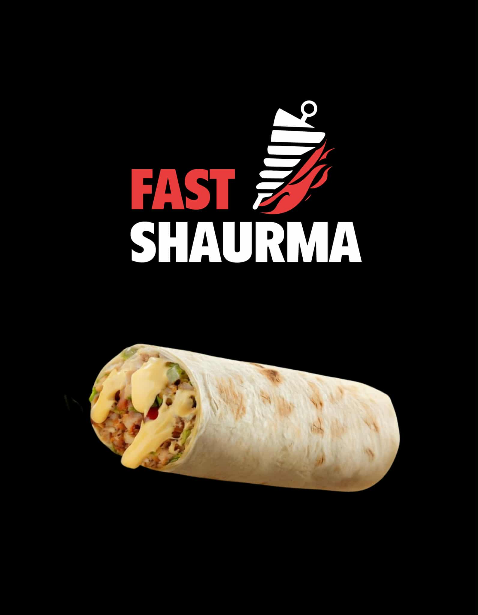 შაურმა ყველი ჩედარით დიდი